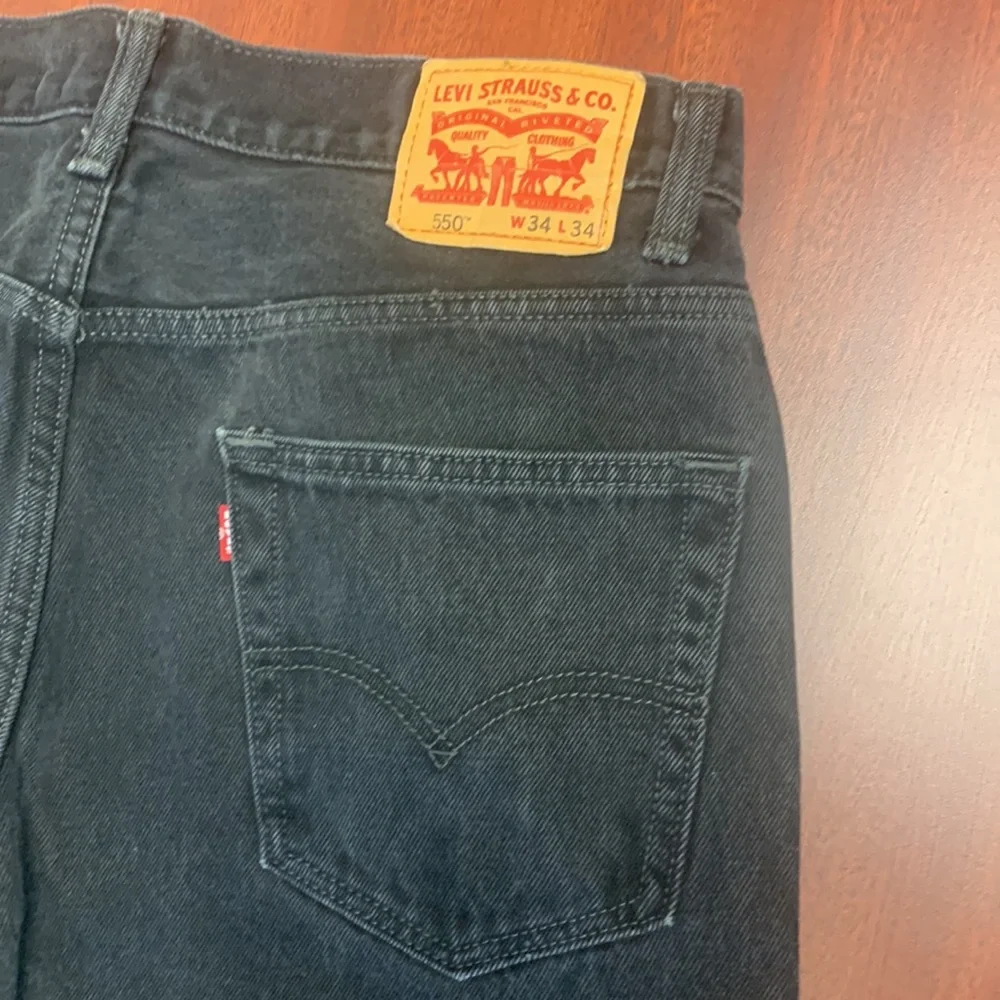 black mens 550 levis mom jeans - Picture 6 of 7